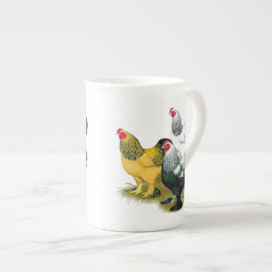 Tasse En Porcelaine Brahmas Three Roosters