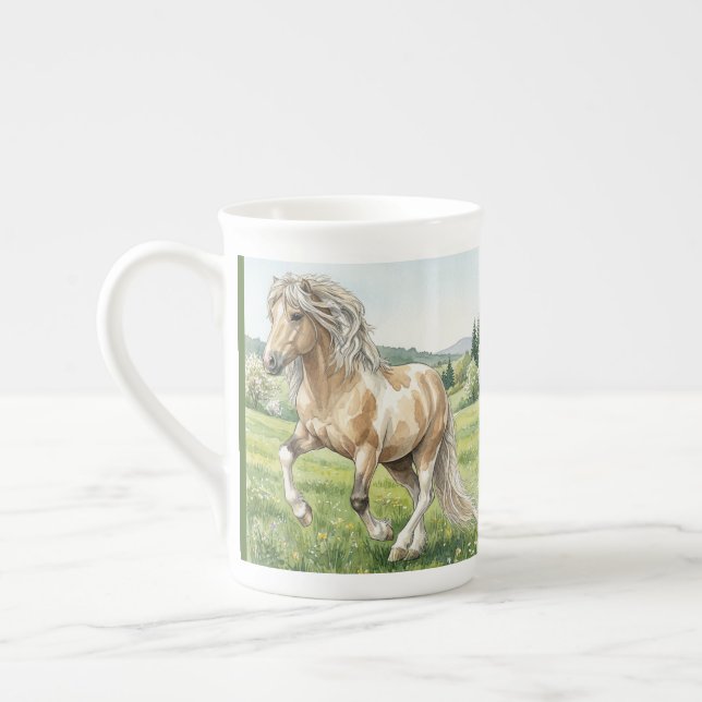 Tasse En Porcelaine Brana Pinto Palomino Icelandic Watercolor (Gauche)
