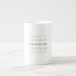 Tasse En Porcelaine c o v i d