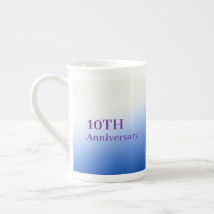 Tasse En Porcelaine Cadeau floral personnalisé pour l'anniversaire de