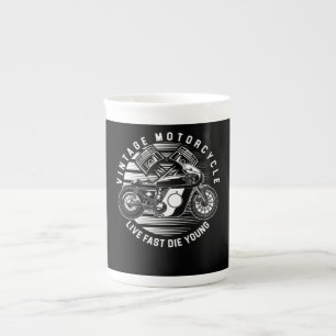 Tasse En Porcelaine Cadeau vintage De Course De Moto Pour Biker