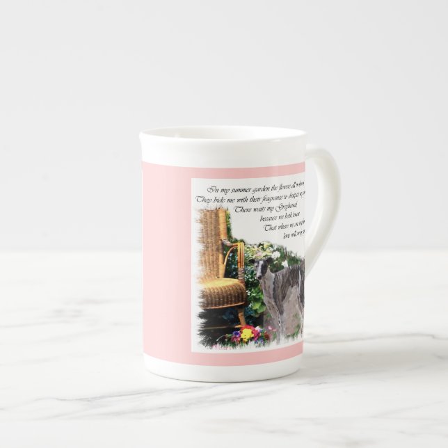 Tasse En Porcelaine Cadeaux Greyhound Lovers (Devant droit)