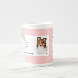 Tasse En Porcelaine Cadeaux pour les amoureux du Shetland Sheepdog She