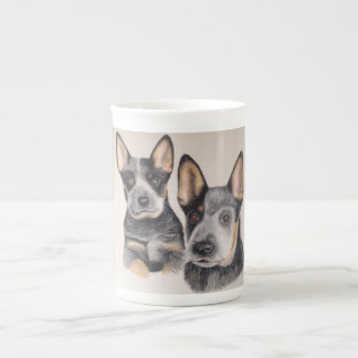 Tasse En Porcelaine Café de la Chine de chiot/tasse de thé fins