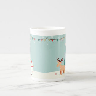 Tasse En Porcelaine canette commémorative de noël