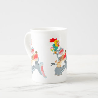 Tasse En Porcelaine Caricature mignonne Brême Les Musiciens de la vill