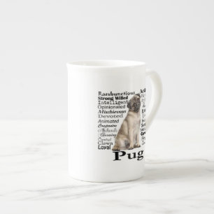 Tasse En Porcelaine Carlin Traits d'os Chine Musique
