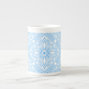 Tasse En Porcelaine Carreau décoratif italien méditerranéen bleu
