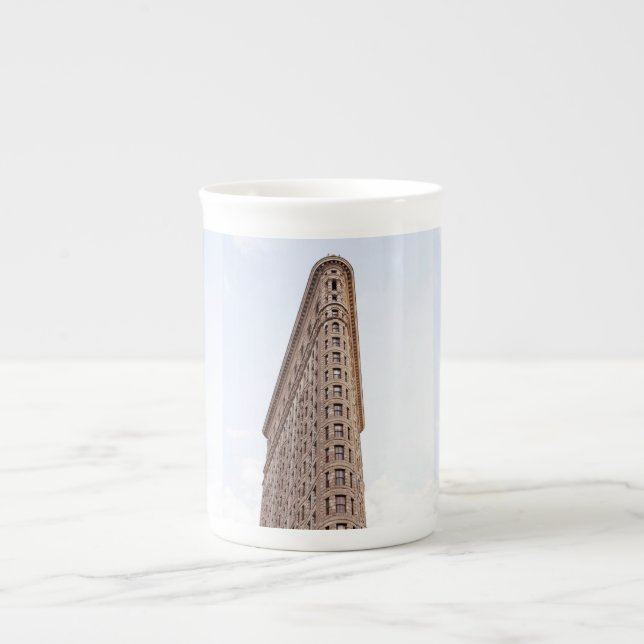 Tasse En Porcelaine Carte postale du bâtiment Flatiron (Devant)