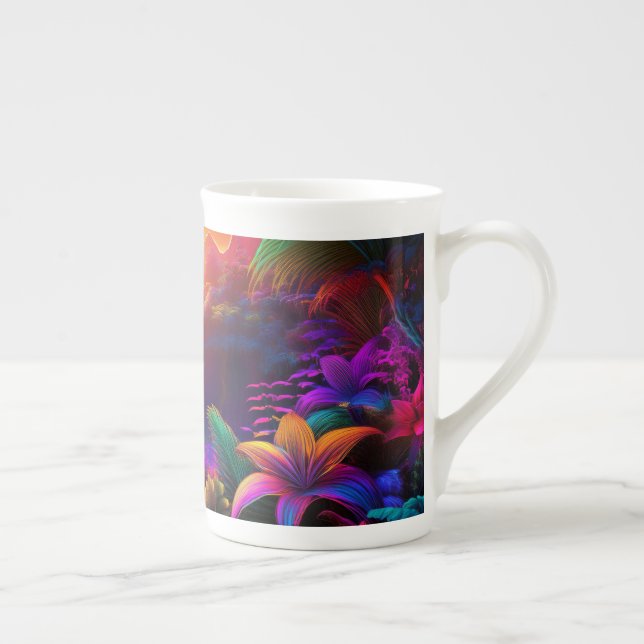 Tasse En Porcelaine Cascade tropicale (Droite)