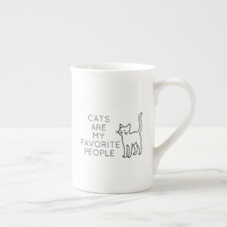 Tasse En Porcelaine Cats are my favorite people
