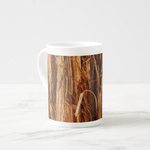 Tasse En Porcelaine Cèdre texturé en écorce de bois