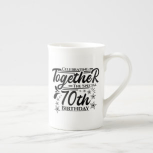 Tasse En Porcelaine celebrating the 70th birthday