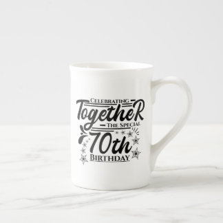 Tasse En Porcelaine celebrating the 70th birthday