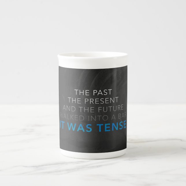 Tasse En Porcelaine C'Était Tense (Devant)