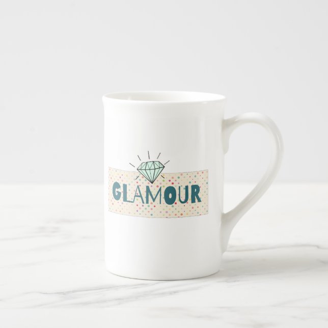 Tasse En Porcelaine Charme (Droite)