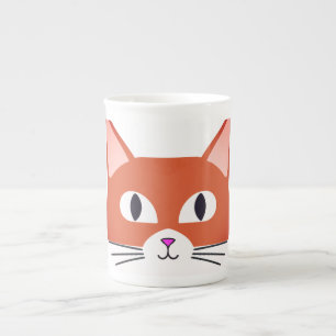 Tasse En Porcelaine Chat, Chatons, Visage