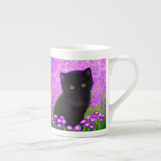 Tasse En Porcelaine Chat Gustav Klimt (Droite)
