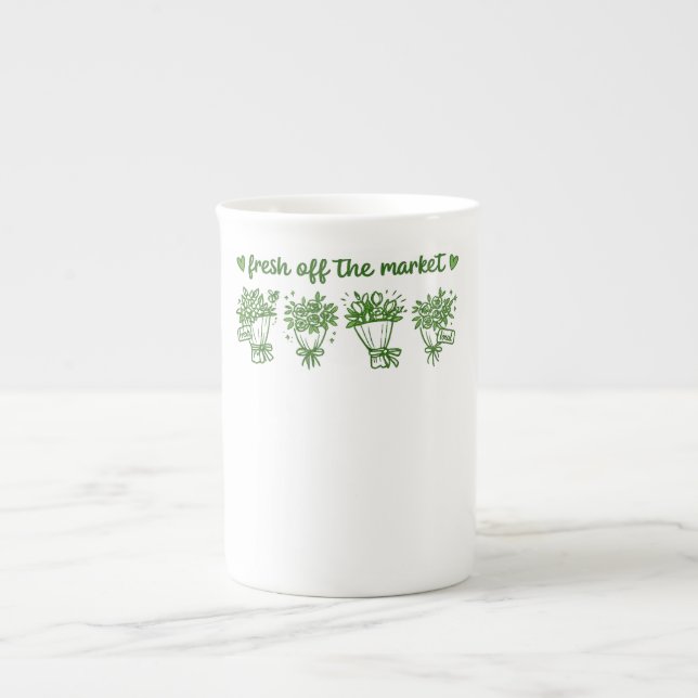 Tasse En Porcelaine Chemises de mariée, chemise d'équipe de mariée, Ts (Devant)