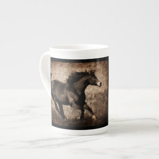 Tasse En Porcelaine Cheval de Galoping de Sepia