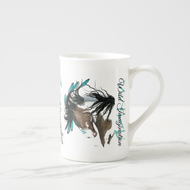 Tasse En Porcelaine Cheval Majestic par Bihrle Wild Imagination (Droite)