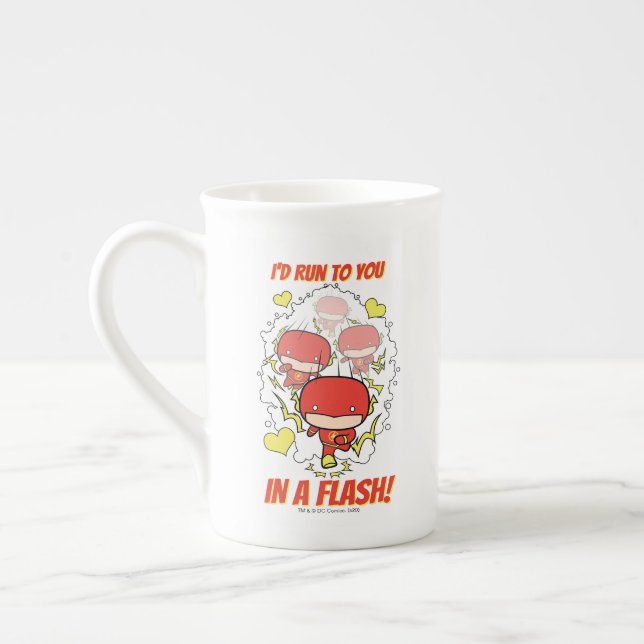 Tasse En Porcelaine Chibi Flash - J'allais vous chercher dans Flash Va (Gauche)
