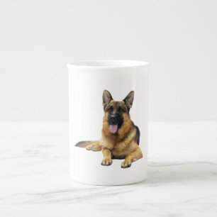 Tasse En Porcelaine Chien berger allemand