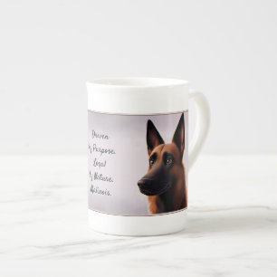 Tasse En Porcelaine Chien malinois