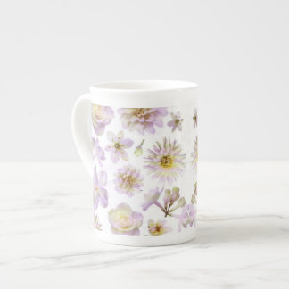 Tasse En Porcelaine Chine de lavande florale déco
