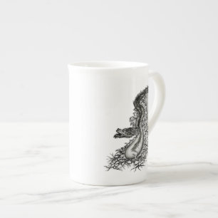 Tasse En Porcelaine Chine-Dragon