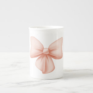 Tasse En Porcelaine Chine Musique d'os rose
