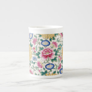 Tasse En Porcelaine Chinoiserie Floral Chintz