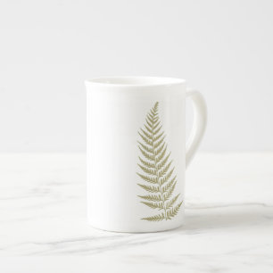 Tasse En Porcelaine Choisir N'Importe Quelle Couleur Pressée Feuille F