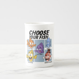 Tasse En Porcelaine Choisissez Votre Poisson Drôle De Poisson