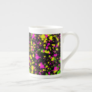Tasse En Porcelaine Ciel Étoilé Élégant Multicolore Luxe Astronomie