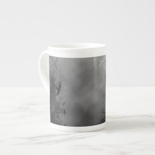 Tasse En Porcelaine Ciel gothique hanté