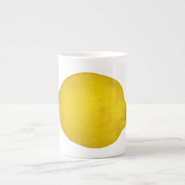 Tasse En Porcelaine Citron (Devant)