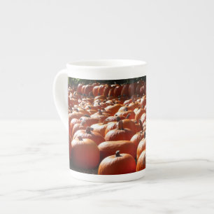 Tasse En Porcelaine Citrouille Patch Automne Harvest Photographie