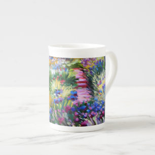 Tasse En Porcelaine Claude Monet : Jardin d'iris par Giverny