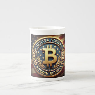 Tasse En Porcelaine Colorée United States Bitcoin Reserve