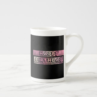 Tasse En Porcelaine colorful happy birthday