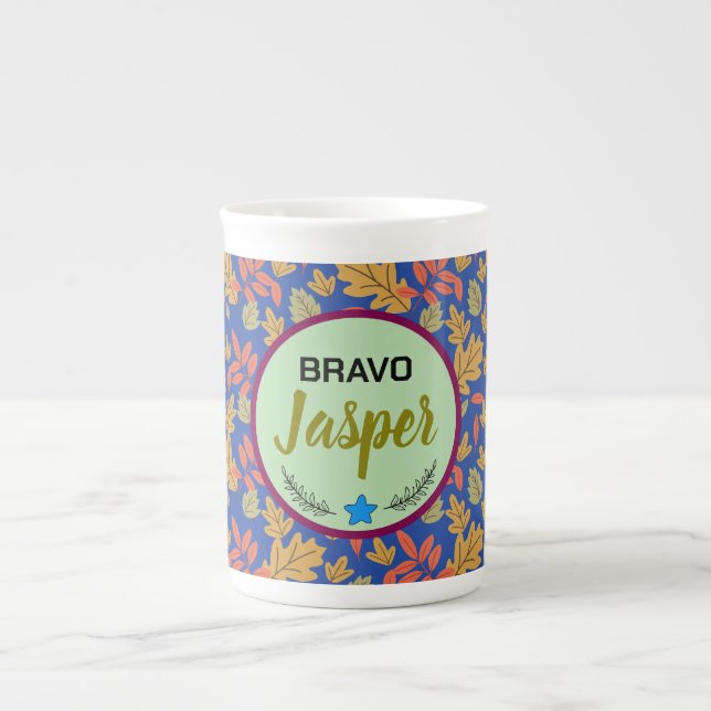 Tasse En Porcelaine conception de l'allocation (Devant)
