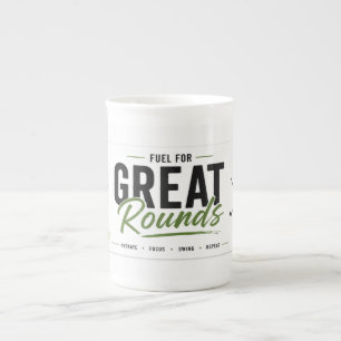 Tasse En Porcelaine Conception de typographie Golf Red Flag Golf Lifes