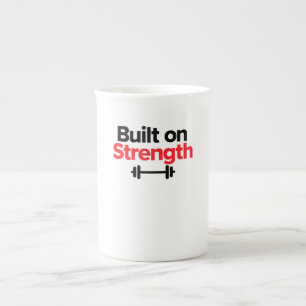 Tasse En Porcelaine Construit sur la force - Chemise de force pour sal