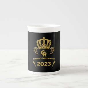 Tasse En Porcelaine Coronation royale du roi Charles anglais