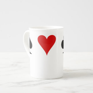 Tasse En Porcelaine Costumes de carte de jeu