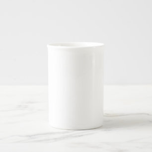 Tasse En Porcelaine couleur blanc
