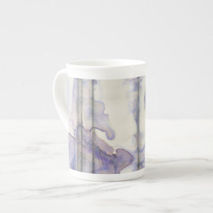 Tasse En Porcelaine Couleur d'aquarelle Violet Free Expression