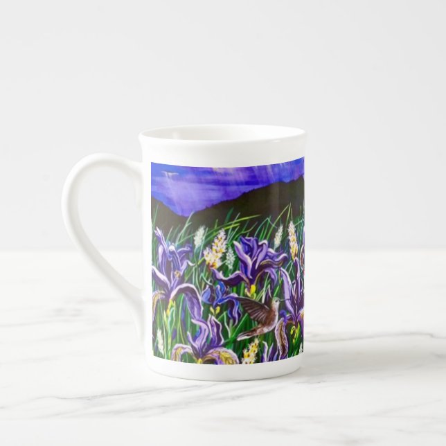 Tasse En Porcelaine Coupe Iris Fields (Gauche)