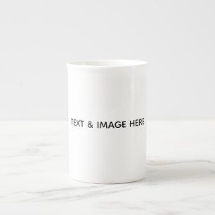 Tasse En Porcelaine Créez votre propre blanc